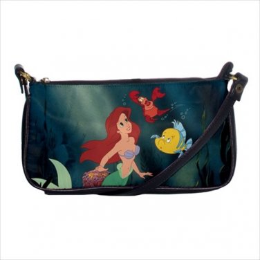 Shoulder clutch bag purse the  little mermaid ariel sebastien flounder