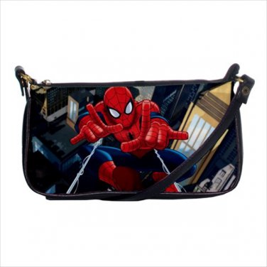 Shoulder clutch bag purse spider-man spiderman