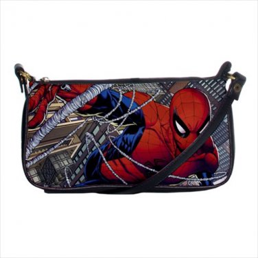 Shoulder clutch bag purse spider-man spiderman