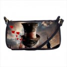 Shoulder clutch bag purse alice in wonderland cheshire cat