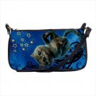 Shoulder clutch bag purse alice in wonderland cheshire cat