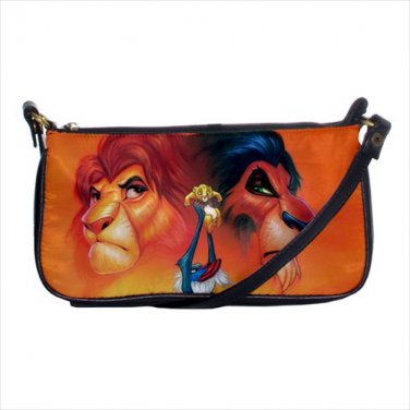 Shoulder clutch bag purse lion king mufasa simba raffiki scar