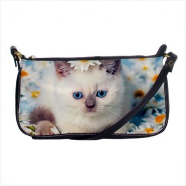 Shoulder clutch bag purse kittens cats kitten siamese