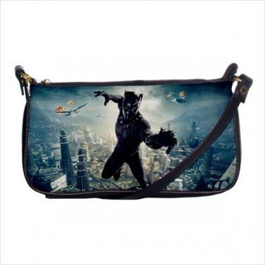 Shoulder clutch bag purse black panther