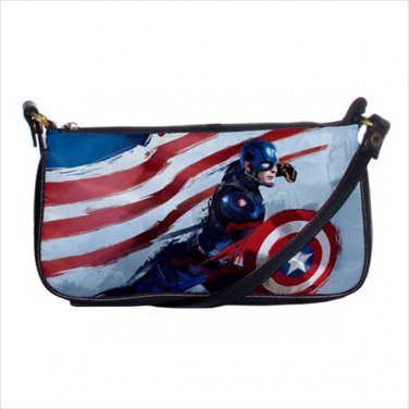 Shoulder clutch bag purse captain america