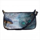 Shoulder clutch bag purse cheshire cat