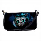 Shoulder clutch bag purse cheshire cat