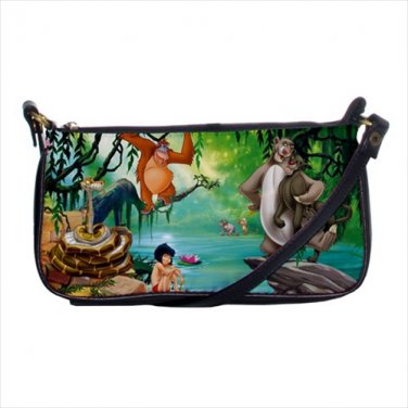 Shoulder clutch bag purse jungle book mowgli baloo king loui baghiraa