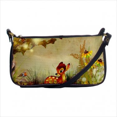 Shoulder clutch bag purse bambi