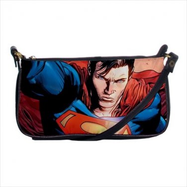 Shoulder clutch bag purse superman