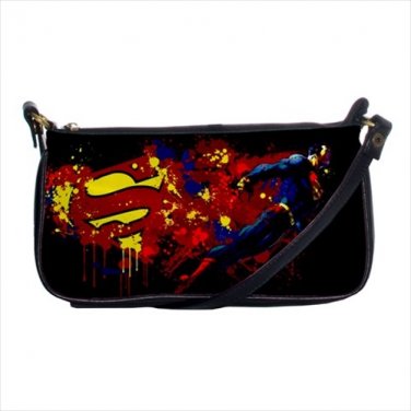 Shoulder clutch bag purse superman
