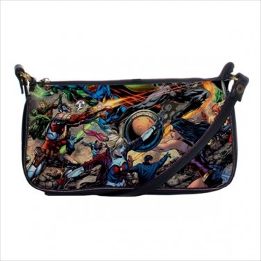 Shoulder clutch bag purse superman darkseid harley quinn batman wonder woman