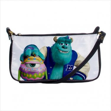 Shoulder clutch bag purse monsters inc mike wazowski sulley
