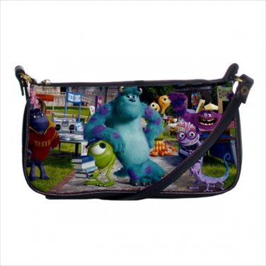 Shoulder clutch bag purse monsters inc mike wazowski sulley