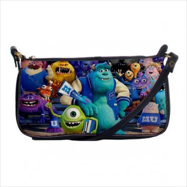 Shoulder clutch bag purse monsters inc mike wazowski sulley