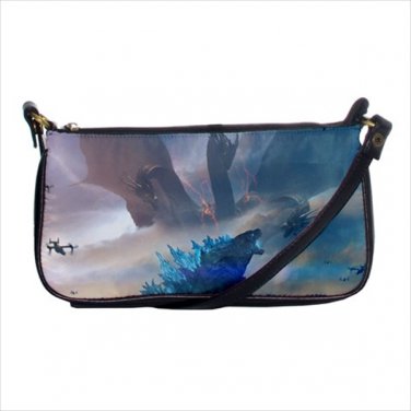 Shoulder clutch bag purse godzilla kaiju ghidorah