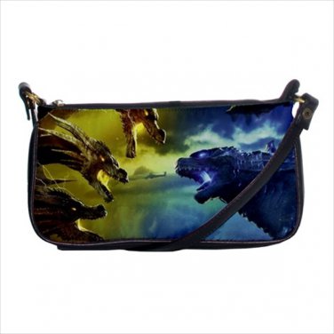 Shoulder clutch bag purse godzilla kaiju ghidorah