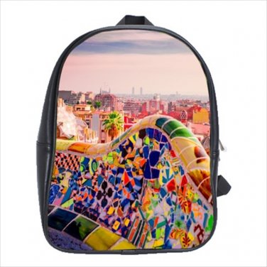 Kid's School bag Barcelona park Guell
