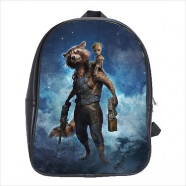 Kid's School bag baby groot guardian of the galaxy gotg rocket raccoon