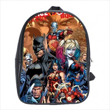 Kid's School bag comics Harley Quinn Batman Wonder Woman