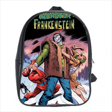 Kid's School bag comics monster frankenstein