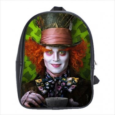Kid's School bag mad hatter Alice in wonderland