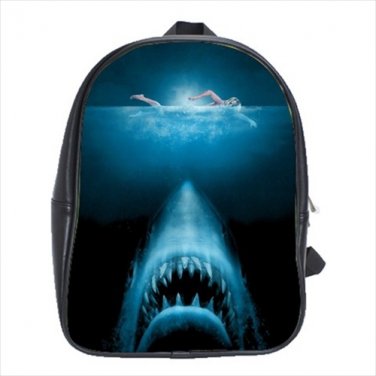 Kid's School bag 3 sizes jaws great white shark meg megalodon