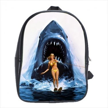Kid's School bag 3 sizes jaws great white shark meg megalodon