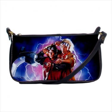 Shoulder clutch bag back to the future