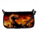 Shoulder clutch bag purse jurassic dinosaur t-rex t.rex
