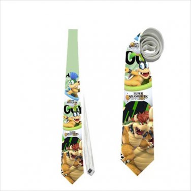 Necktie bowser super smash  bros larry iggy funny tie