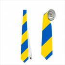 Necktie Ukrainian flag national patriotic pride football fan Ukraine Ucrania