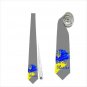 Necktie Ukrainian flag national patriotic pride football fan Ukraine