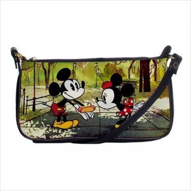 Shoulder clutch bag purse mickey minnie mouse
