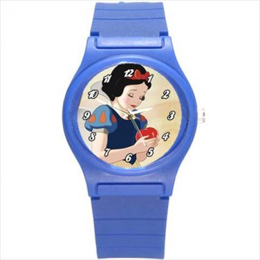 Round Plastic Sport Watch snow white and the seven dwarfs