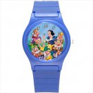 Round Plastic Sport Watch snow white and the seven dwarfs