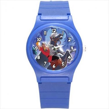 Round Plastic Sport Watch Gaston beauty and the beast