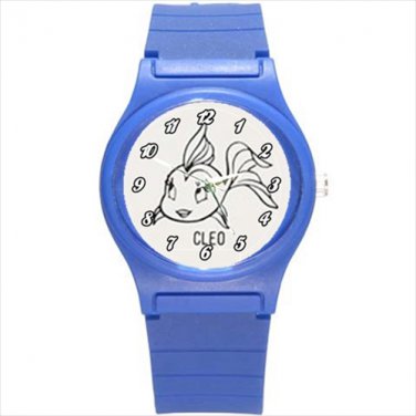 Round Plastic Sport Watch Pinocchio Cleo