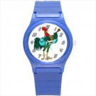 Round Plastic Sport Watch alan a dale robin hood rooster