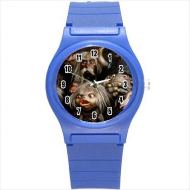 Round Plastic Sport Watch Goblins Labyrinth