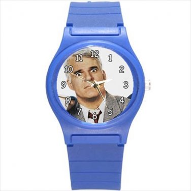 Round Plastic Sport Watch Steve Martin