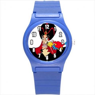 Round Plastic Sport Watch JAfar Aladdin villain