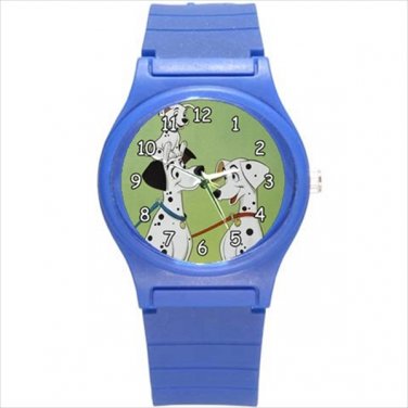 Round Plastic Sport Watch 101 dalmatians