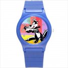 Round Plastic Sport Watch pepe le pew skunk