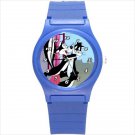 Round Plastic Sport Watch pepe le pew skunk