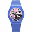 Round Plastic Sport Watch pepe le pew skunk