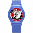 Round Plastic Sport Watch pepe le pew skunk