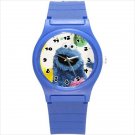 Round Plastic Sport Watch cookie monster