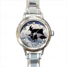 Italian Charm Watch Witch witch on a broom halloween