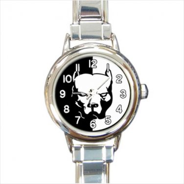 Italian Charm Watch American Pit Bull Terrier pitbull